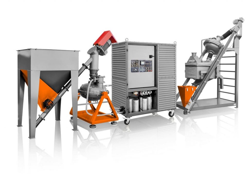 Помел цементу в апаратах вихрового шару