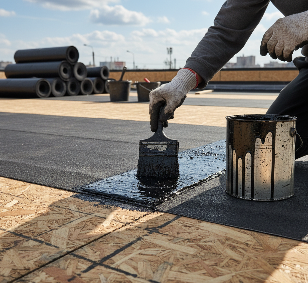 Виробництво покрівельних бітумно-каучукових мастик